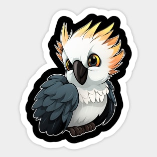 Colorful Cockatoo - Parakeet Macaws Parrot Sticker